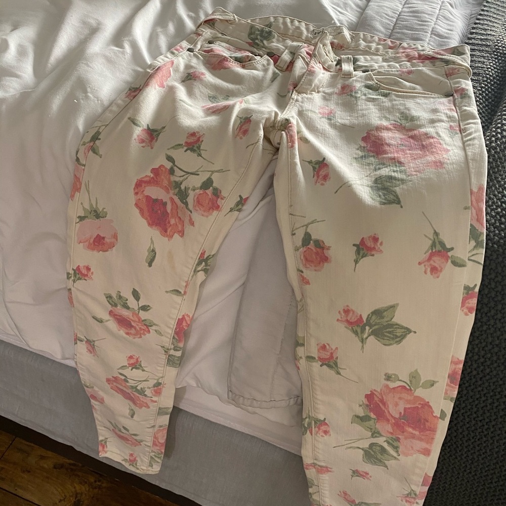 Free people floral jeans